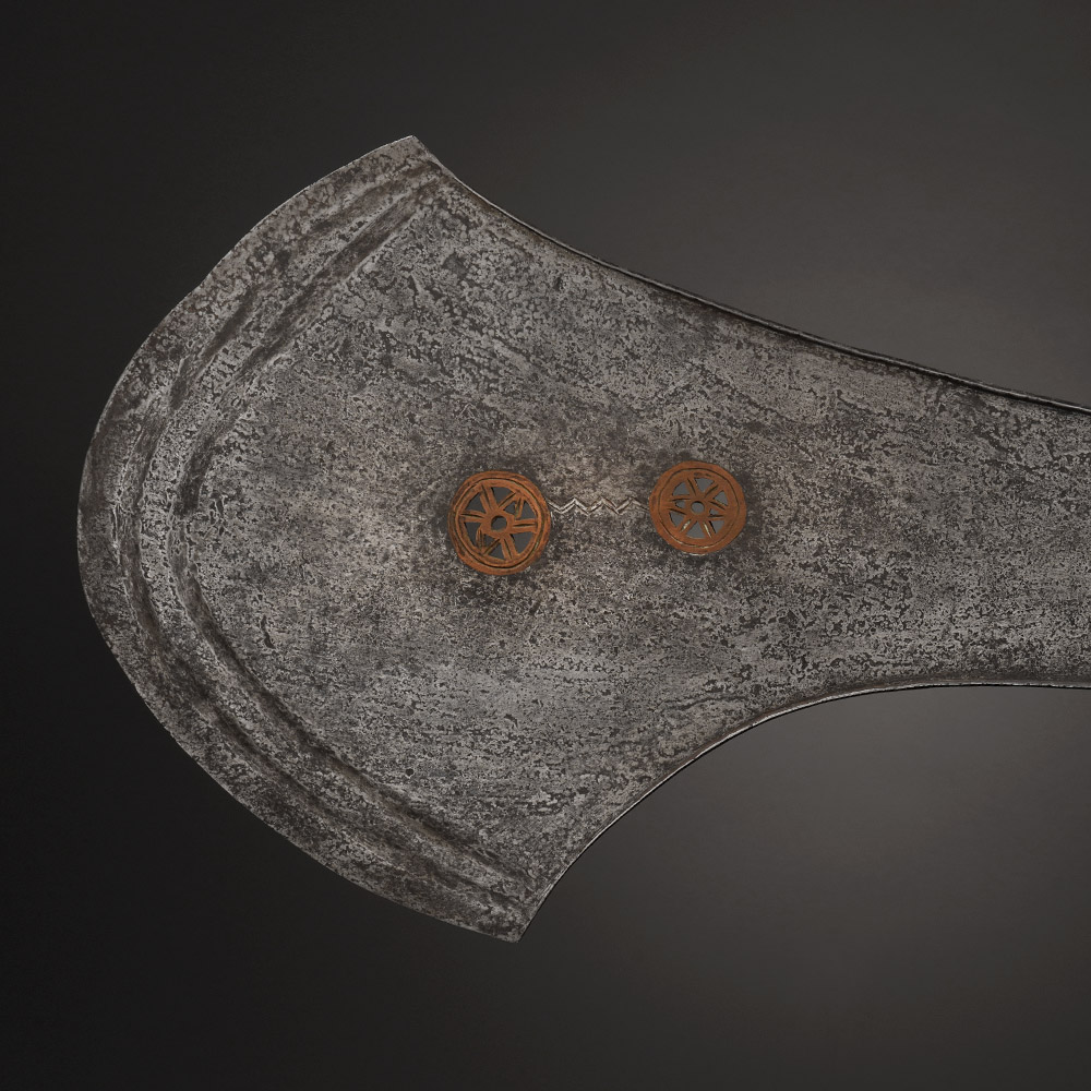 ORIG Inauthentic Ceremonial Prestige Axe Mall&eacute;la, Songye-Sanga, D.R. Congo