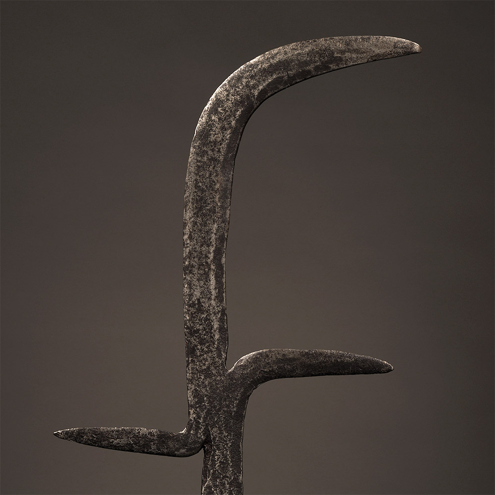 Prestige Object / Ceremonial Throwing Knife Manza / Banda / Southern Laka, Central African Republic