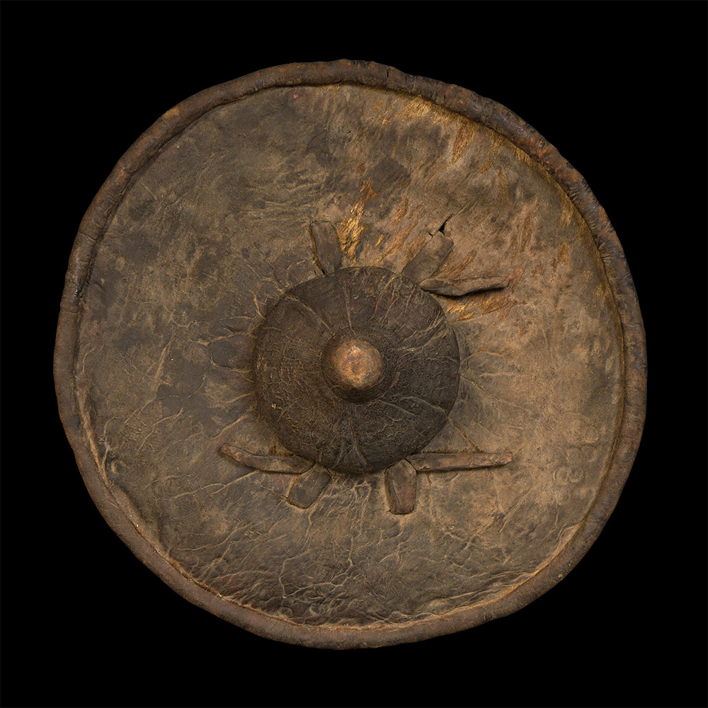 Small Leather Bedja Shield, Sudan