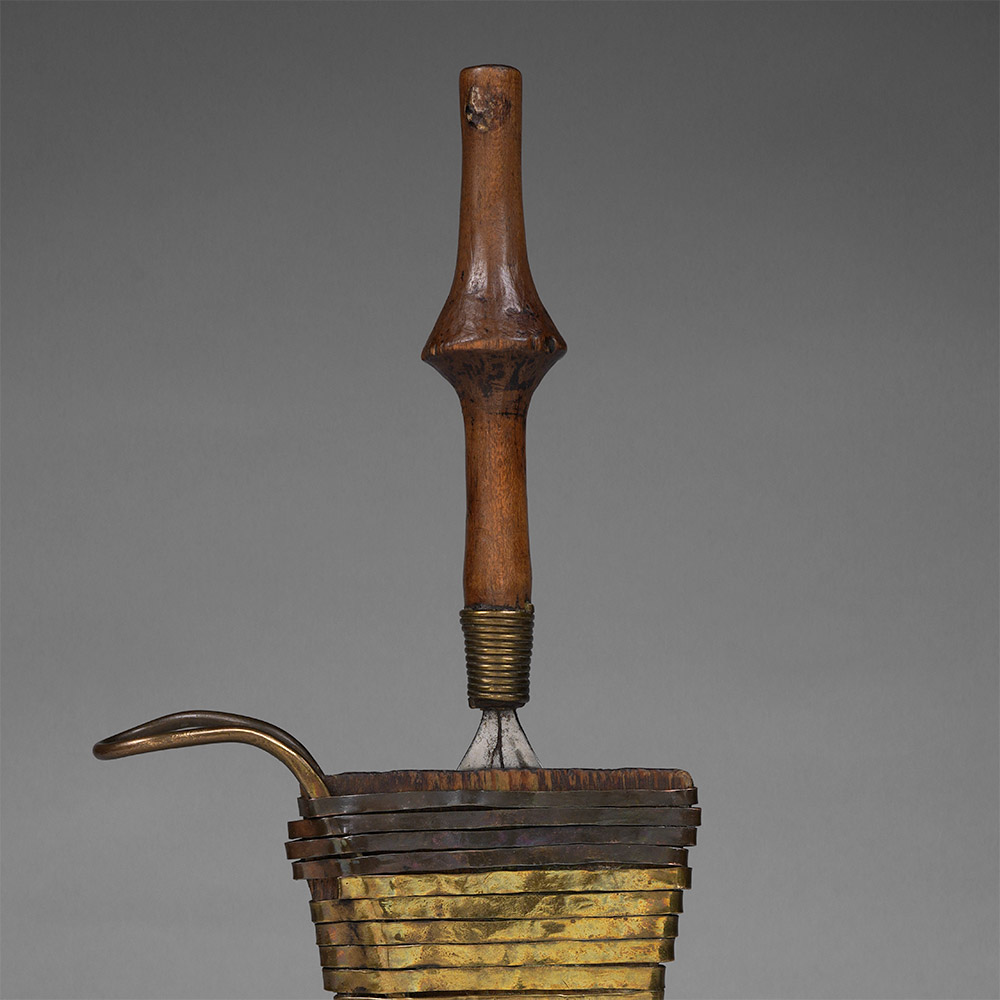 Small Leaf Knife in Sheath Fang / Mfinu, Gabon / Rep. of Congo