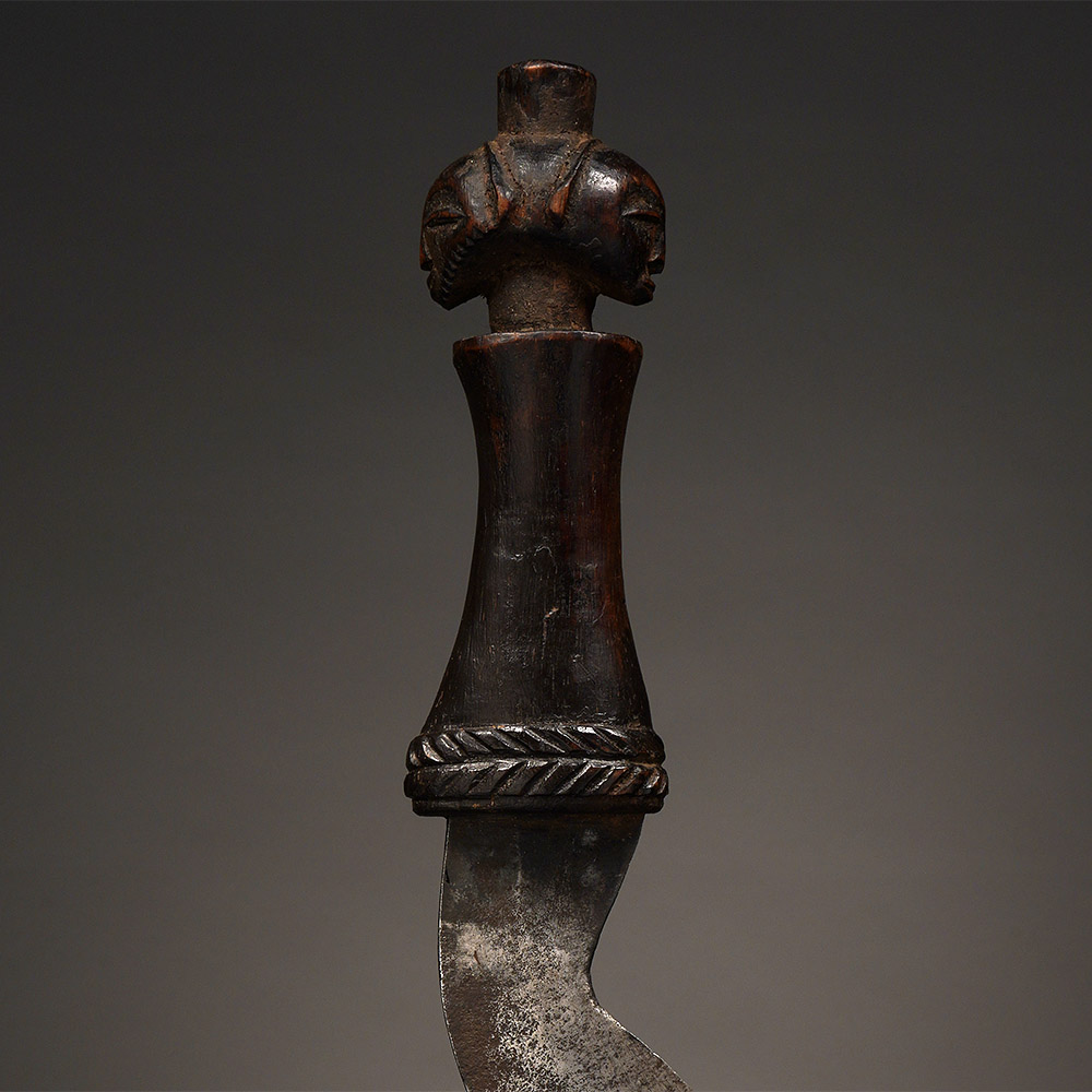 Ceremonial Knife, aelo Hemba / Luba / Kusu / Holoholo DR Congo