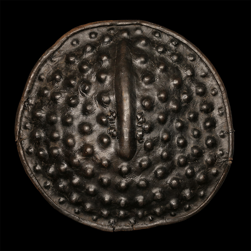 Embossed Hippopotamus Shield Amarro, Ethiopia