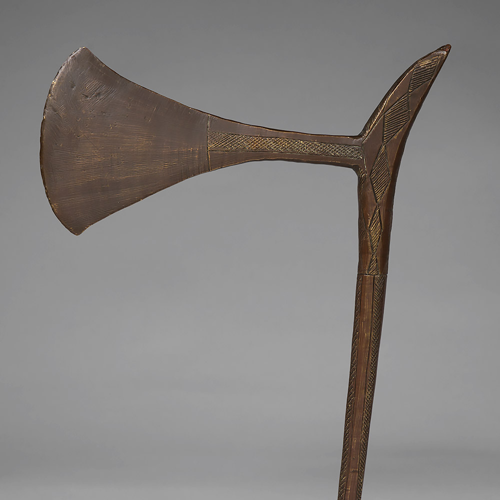 Brass Currency Axe Mboshi Ngala Northern Republic Congo