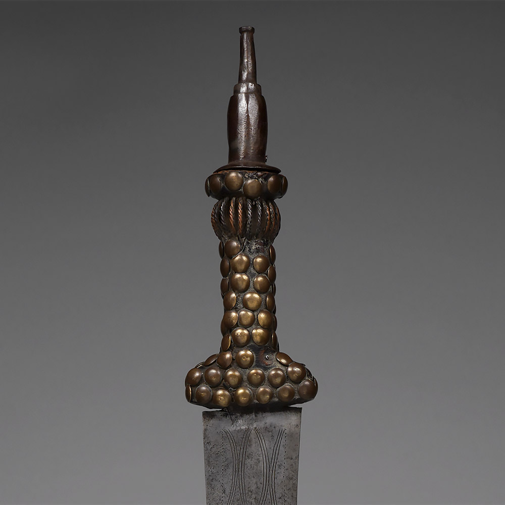 Large, Incised Short Sword, Chokwe / Lunda, Angola / Zambia