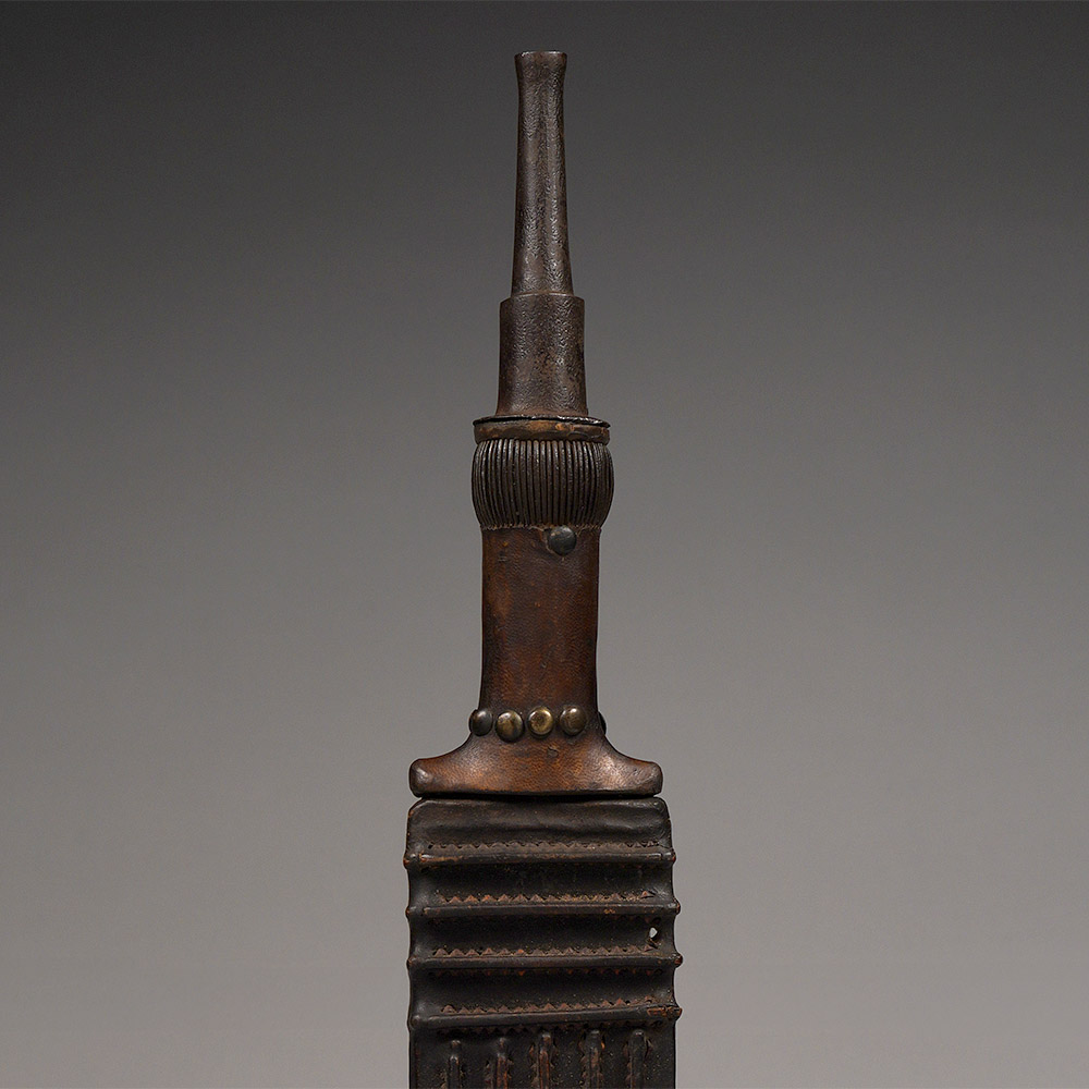 Short Sword Mukwale in Elaborate Sheath Cindalo Chokwe / Lunda Angola / Zambia