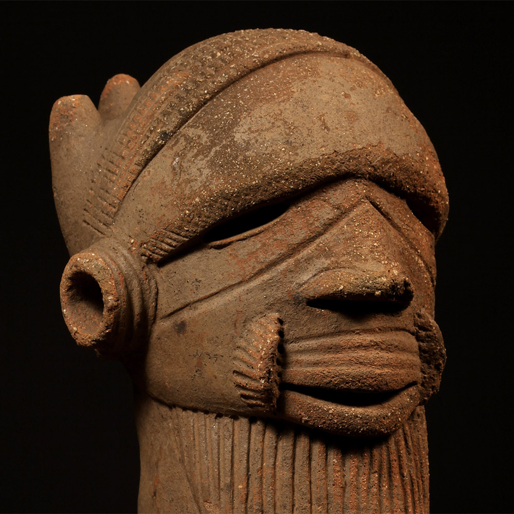 Portrait Head with Long Beard, Sokoto, Nigeria