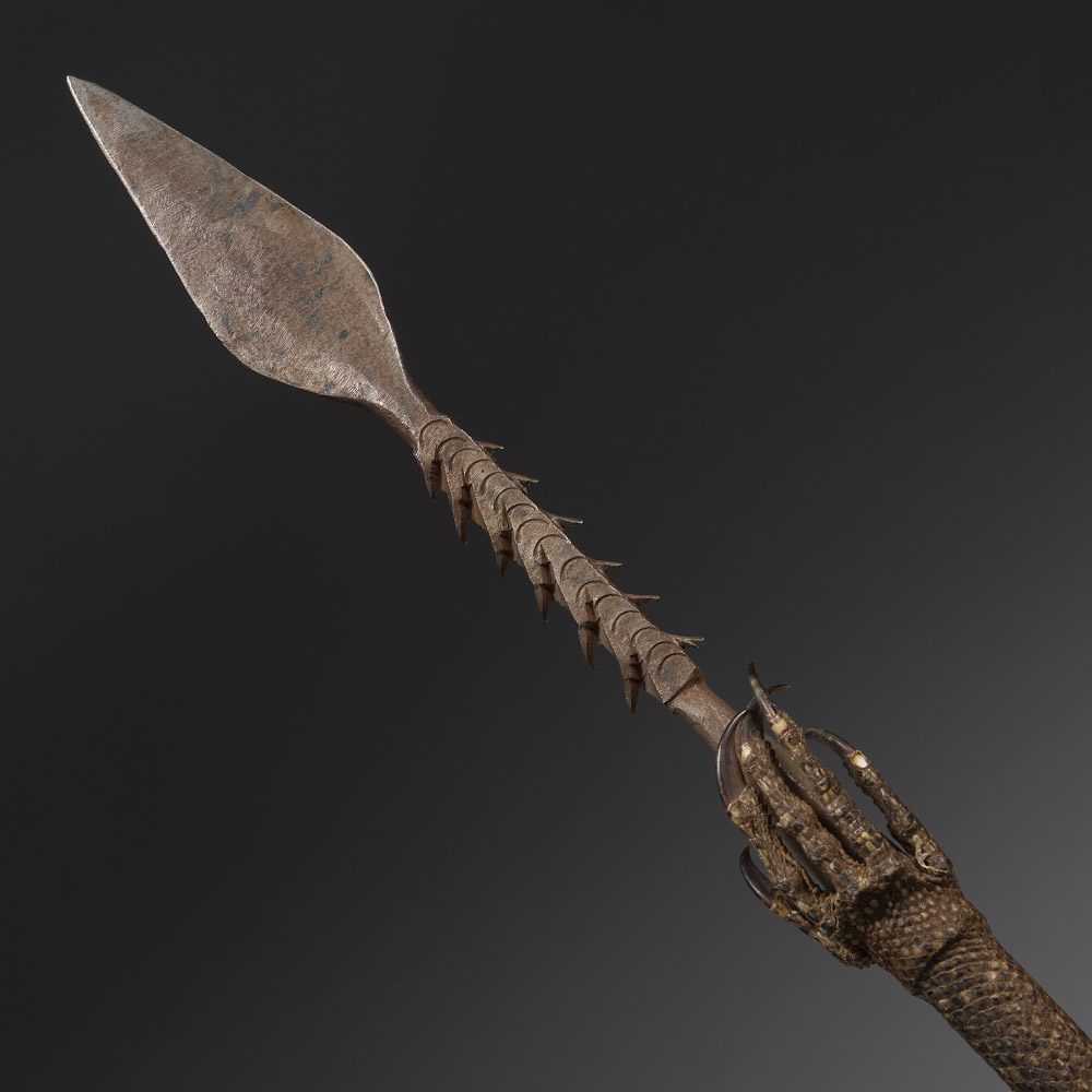 Ceremonial Mahdist Spear or Harpoon Monitor Sudan