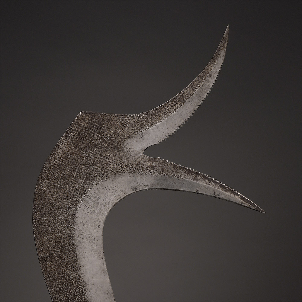 Zoomorphic Ceremonial Knife Topoke, Central Eastern D.R. Congo