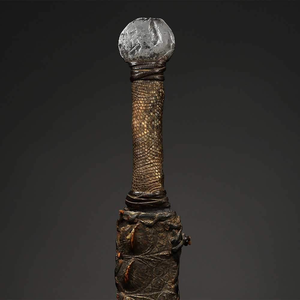 Dagger in Crocodile Sheath, Fur, Sudan