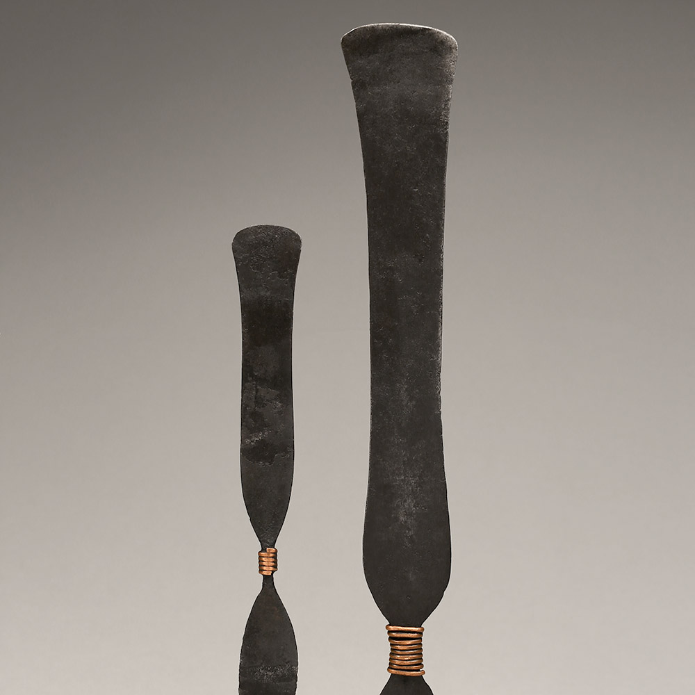 Pair of Scarification Blades Kuba / Dengese / Lele / Shoowa / Bushoong / Ngongo / Ngeende, D.R. Congo