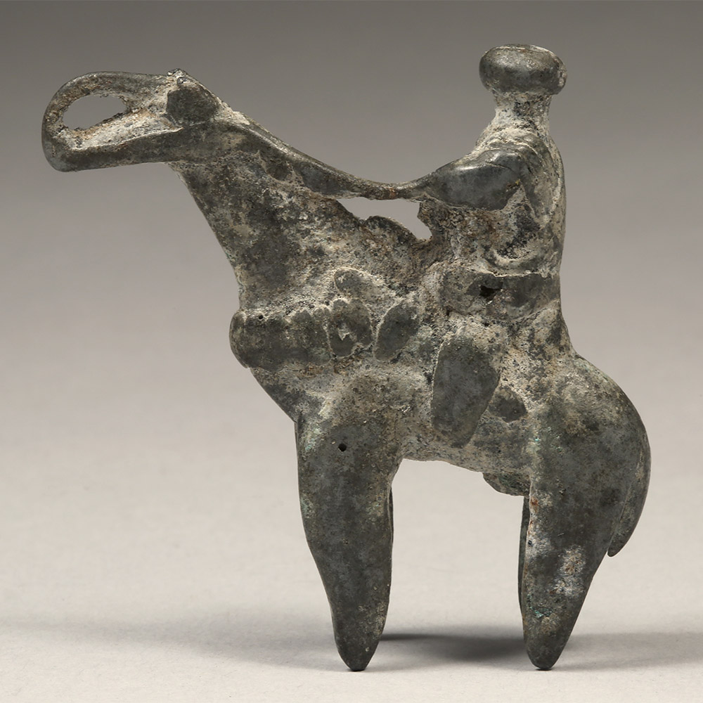 Aluminum Equestrian Figure, Kotoko, Chad / Cameroon