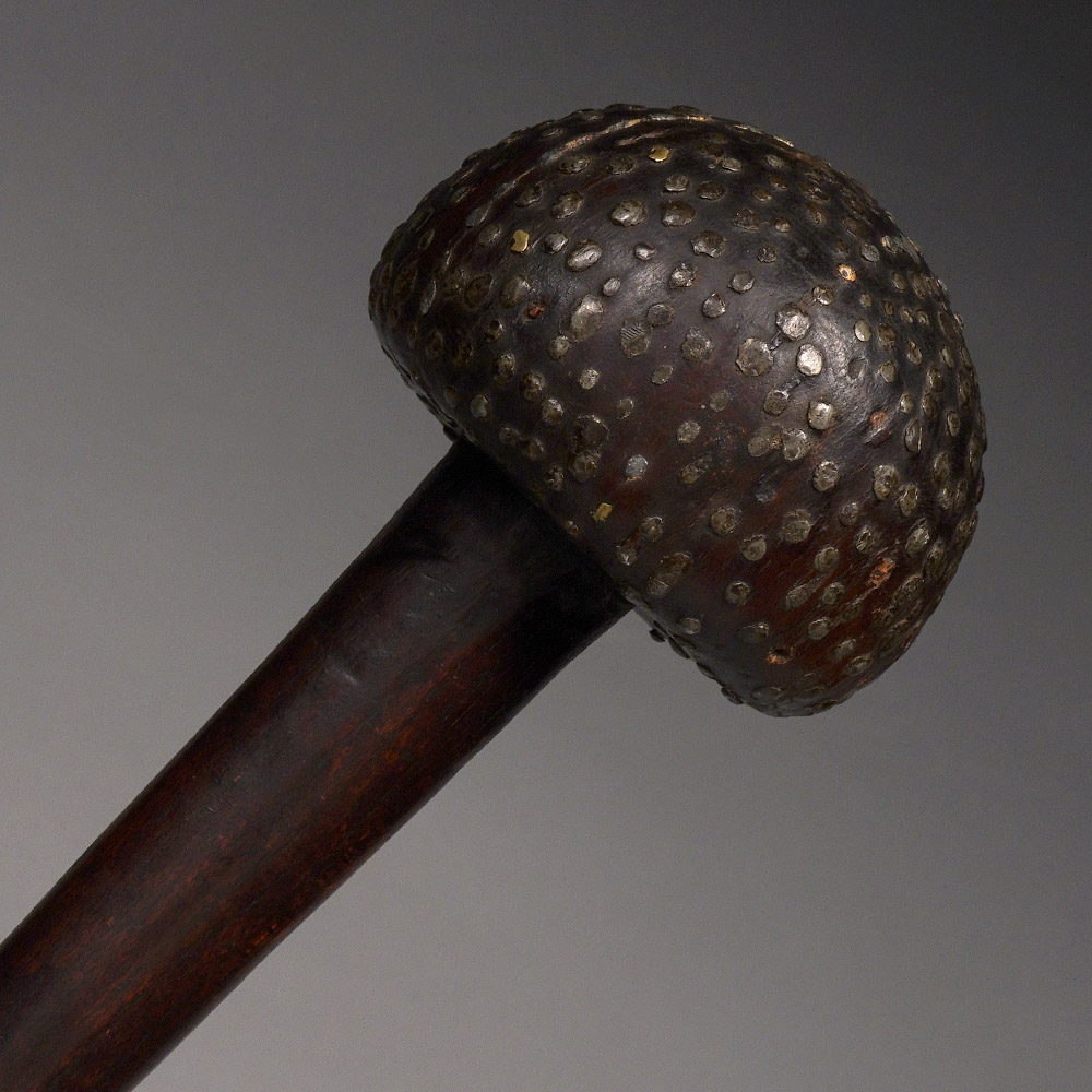 Club with Metal Inlays, Dinka / Shilluk, South Sudan