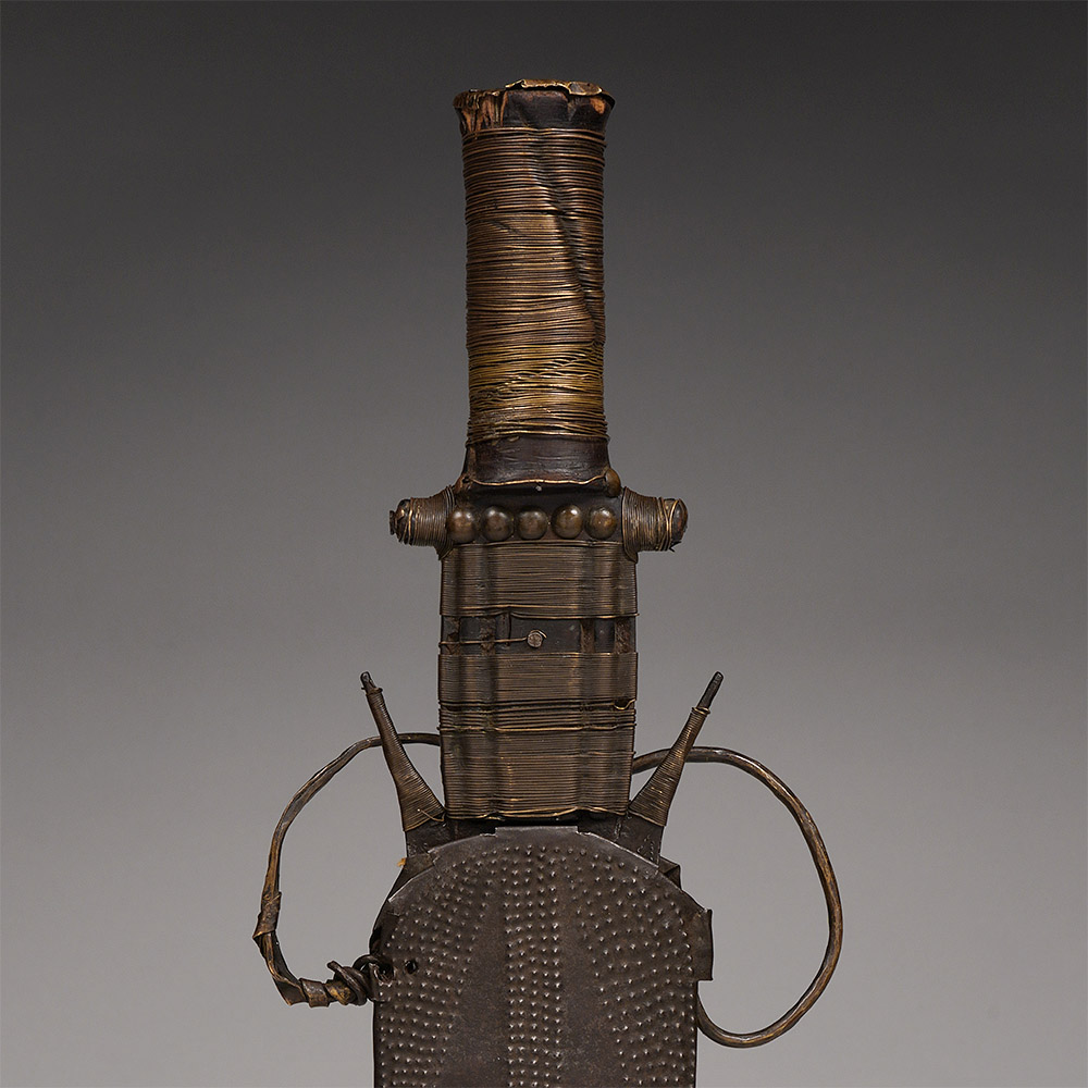 Short Sword with Sheath, ntsakh or fa Fang, Gabon / Equatorial Guinea / Cameroon