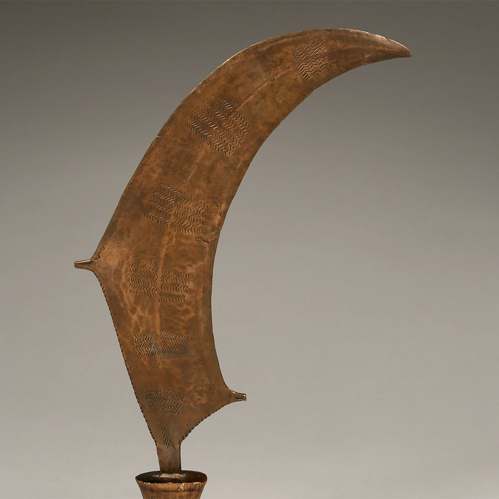 Copper Sickle Blade, Mongelima / Boa, DR Congo