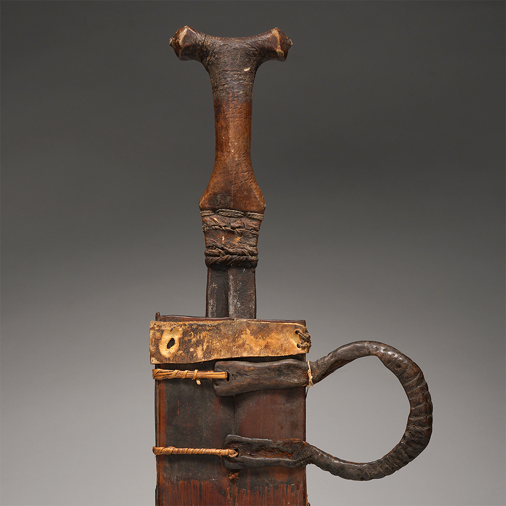 Ornamental Prestige Sword in Scabbard Babungo, Northwestern Cameroon