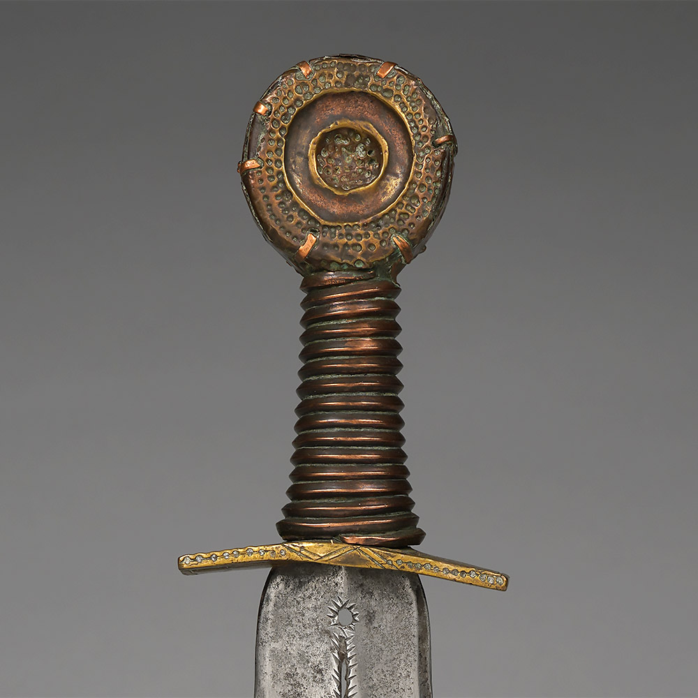 Short Sword with European-Style Crossguard and Pommel, Ngbandi / Yakoma, D.R. Congo / Central African Republic