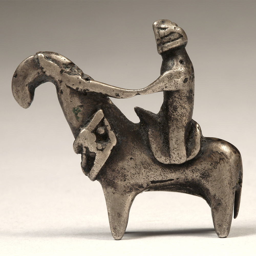 Silver Equestrian Figure, Kotoko, Chad / Cameroon