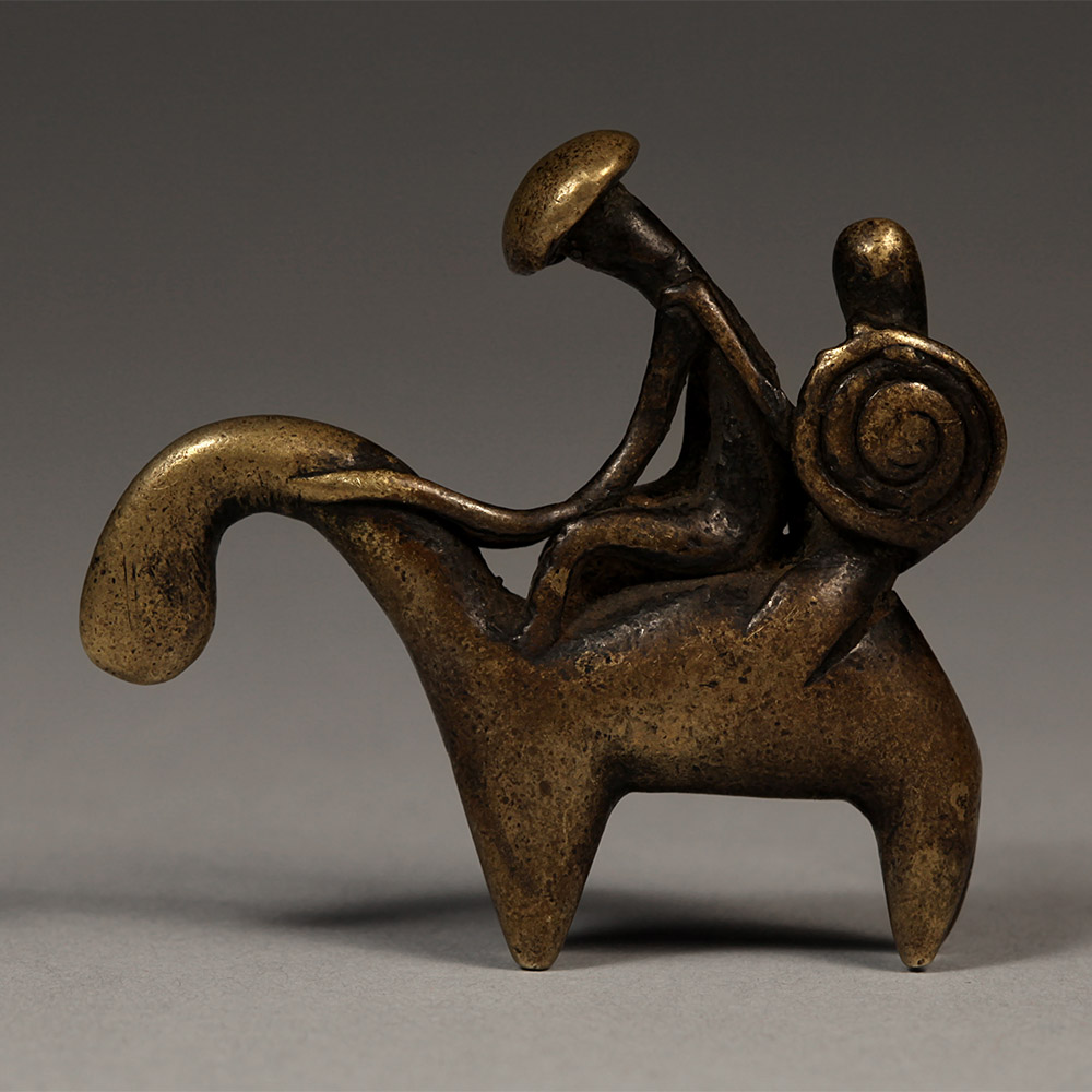 Equestrian Figure with Shield, Kotoko, Chad/Cameroon