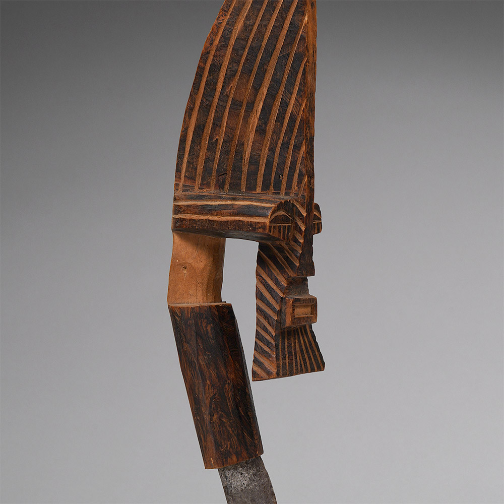 Symbolic Kifwebe Knife Songye-Tempa, D.R. Congo