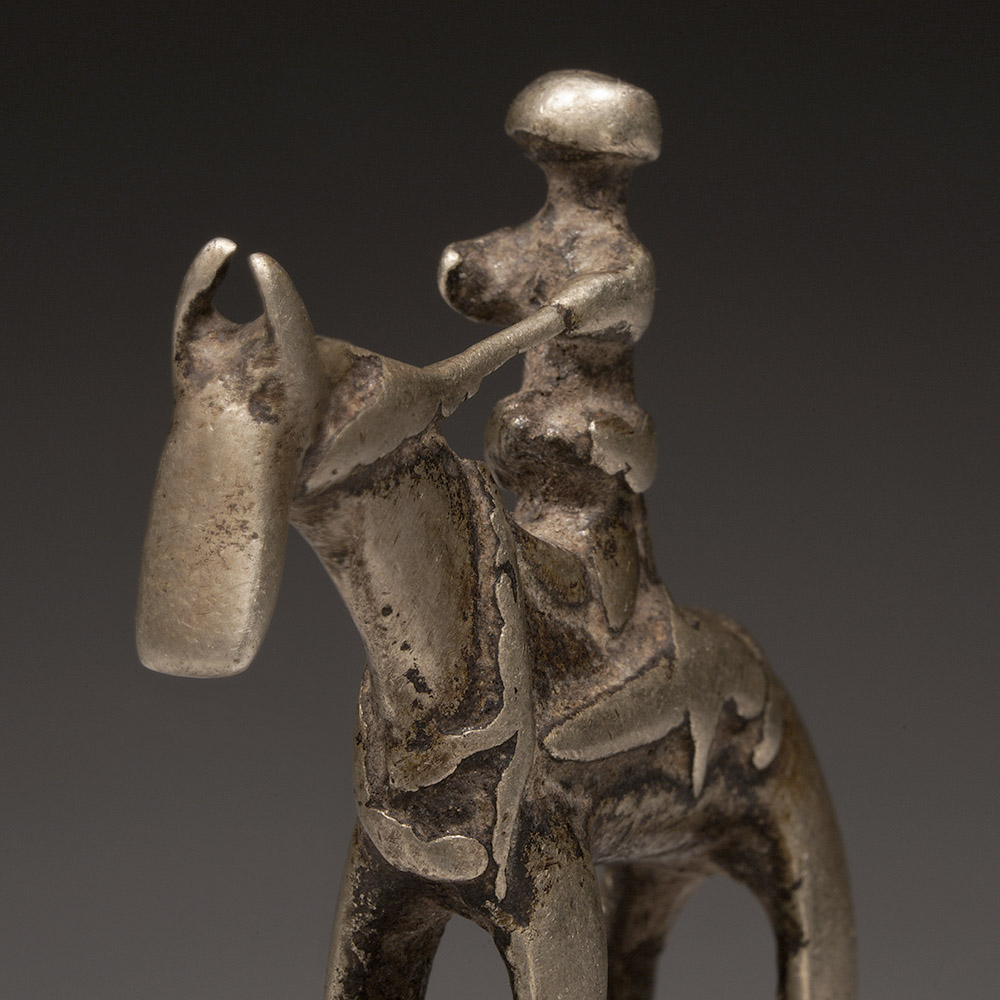 Silver Equestrian Figure Kotoko, Chad / Cameroon