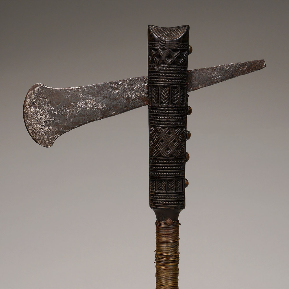 Elaborately Decorated Axe from Southeastern Tanzania