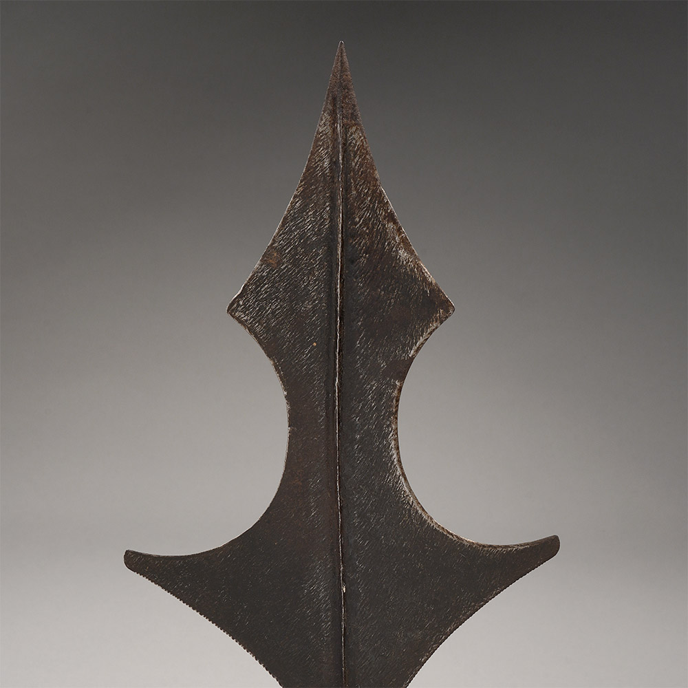 Ceremonial Dagger with Heavy Pommel Nkutshu, D.R. Congo