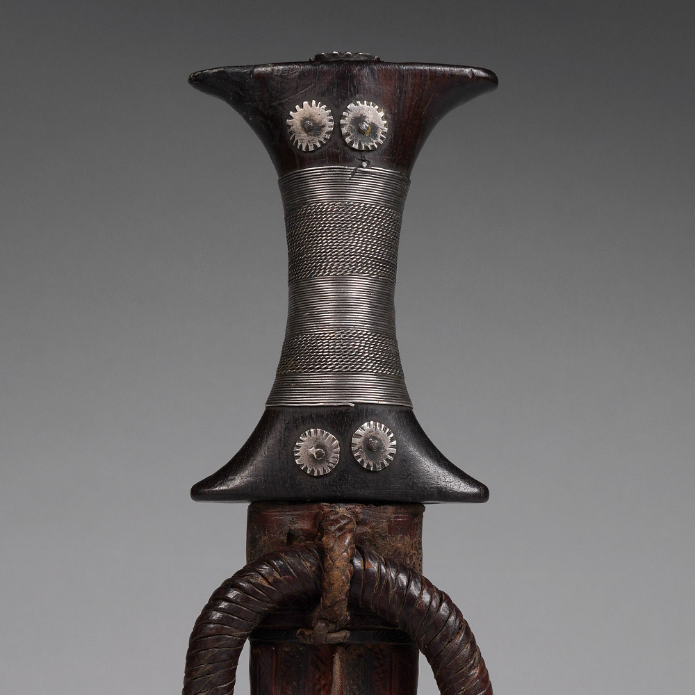 Arm Dagger in Sheath Fur / Nuba / Bedja / Barabra / Hadendoa, Sudan