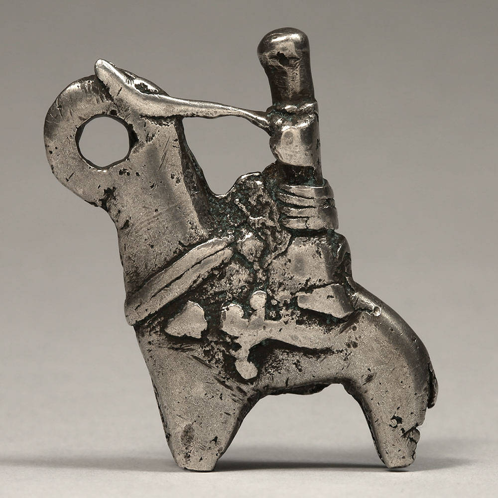 Silver Equestrian Figure, Kotoko, Chad / Cameroon