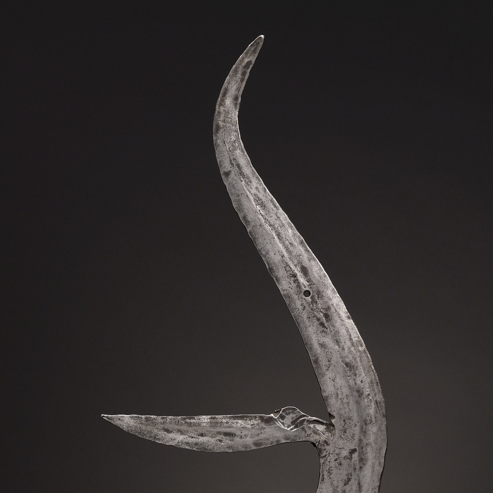 Rare Northern Throwing Knife, Fur, Sudan