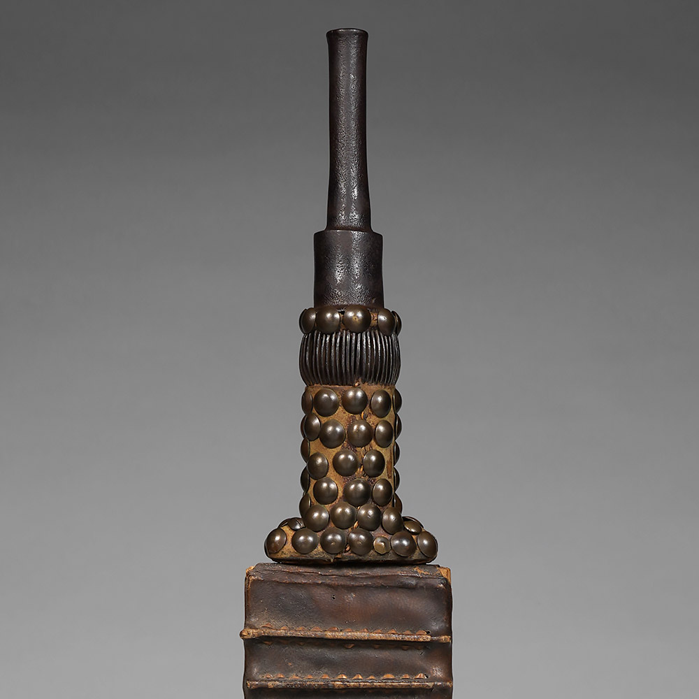 Short Sword in Elaborate Sheath Chokwe / Lunda, Angola / Zambia