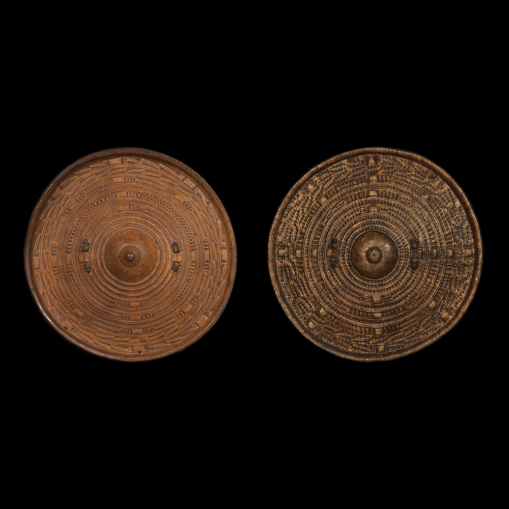 Pair of Afar / Danakil Esa Shields, Djibouti / Ethiopia / Kenya