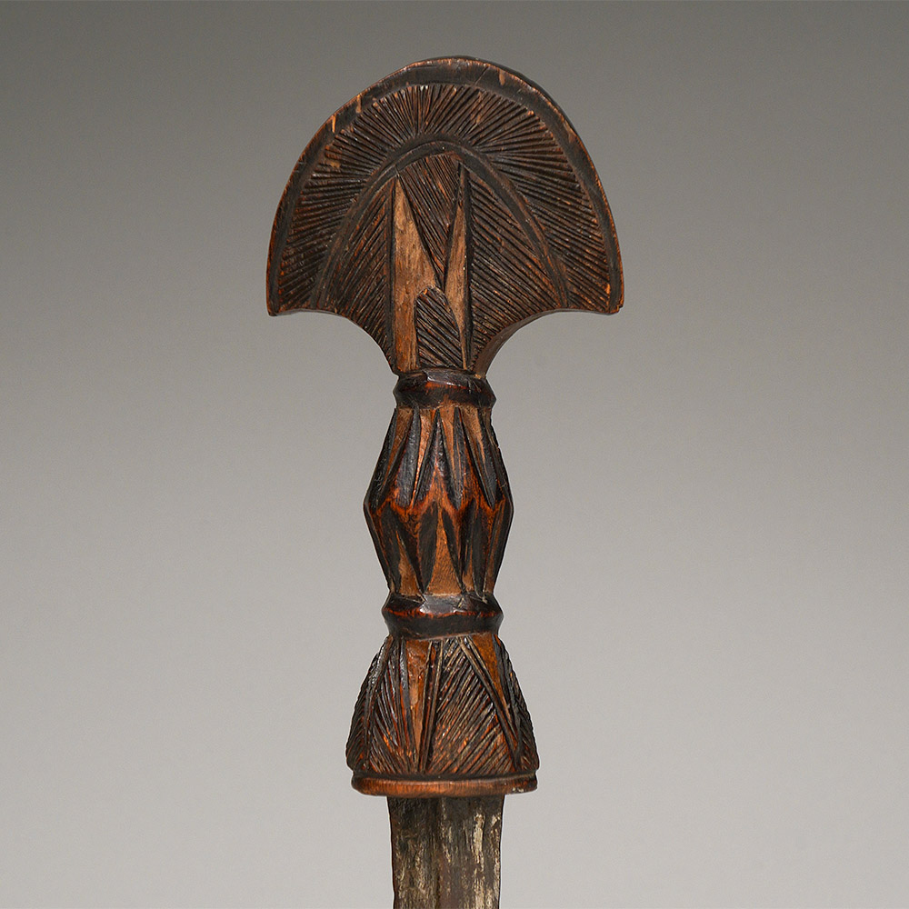 Dagger with Intricately-Carved Handle, Bamileke, Cameroon