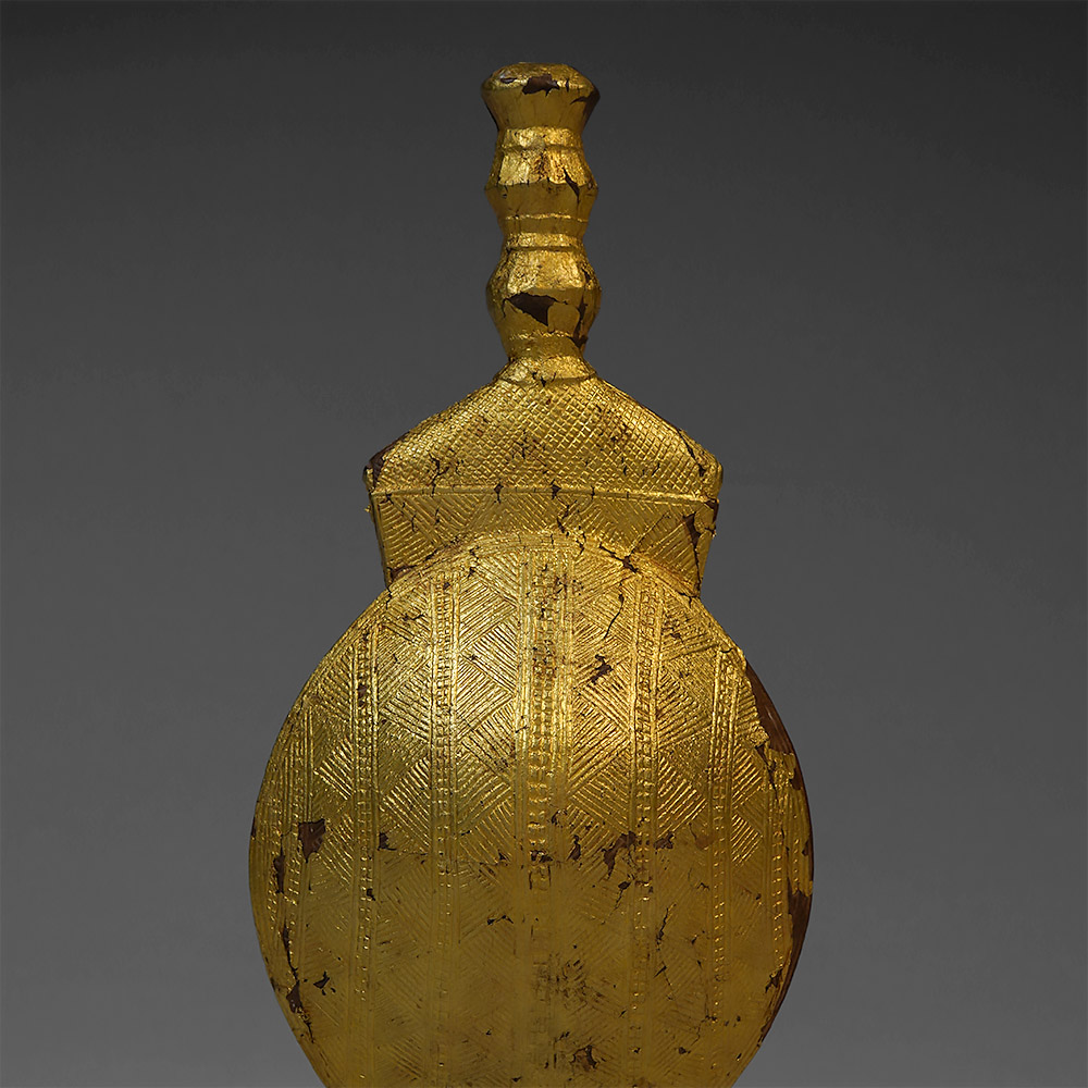 Sika Blawa Prestige Object: Lali&eacute; Dagger in Sheath Baule, Ivory Coast