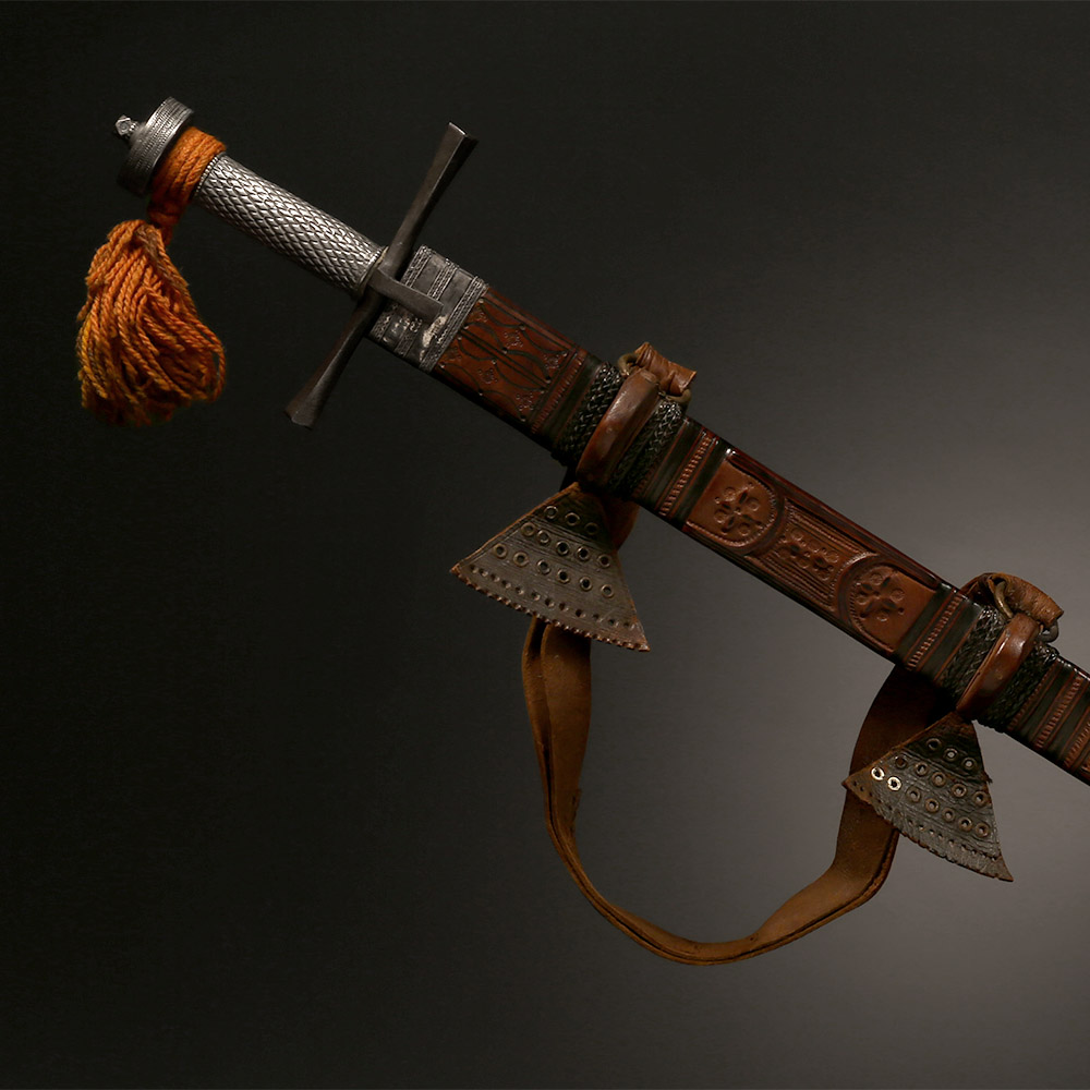 Kaskara Broadsword in Sheath Bedja / Hadendoa / Beni Amer / Bideyat, Sudan / Ethiopia