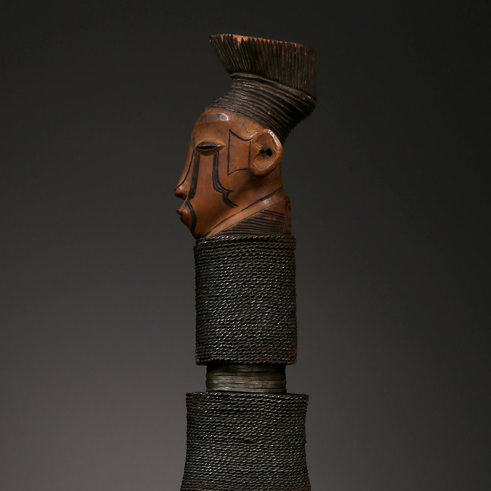 Cephalomorphic Mangbetu Emambele Prestige Knife DR Congo