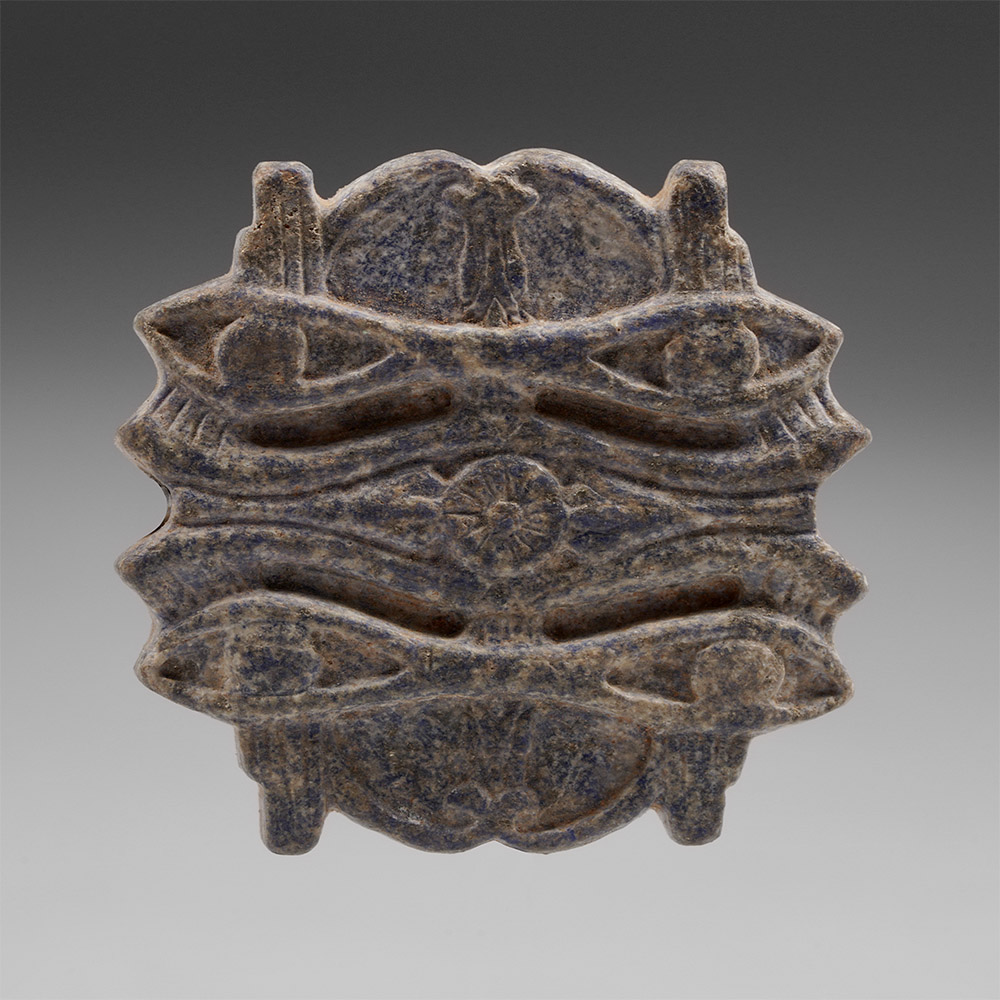 Quadruple Wedjat-Eye Pendant with Rosette and Lotus Heads Egypt