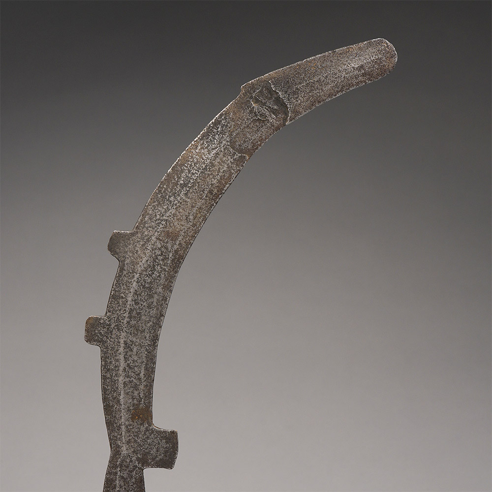 Sickle knife Makere / Medje / Popo&iuml; / Mangbetu, D.R. Congo