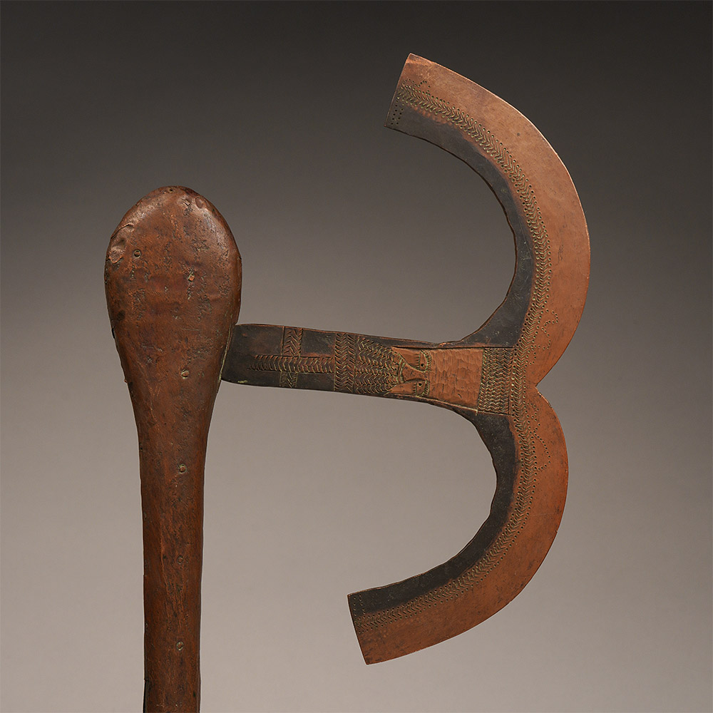 Ceremonial Axe with Copper Blade Kilonda Songye, D.R. Congo