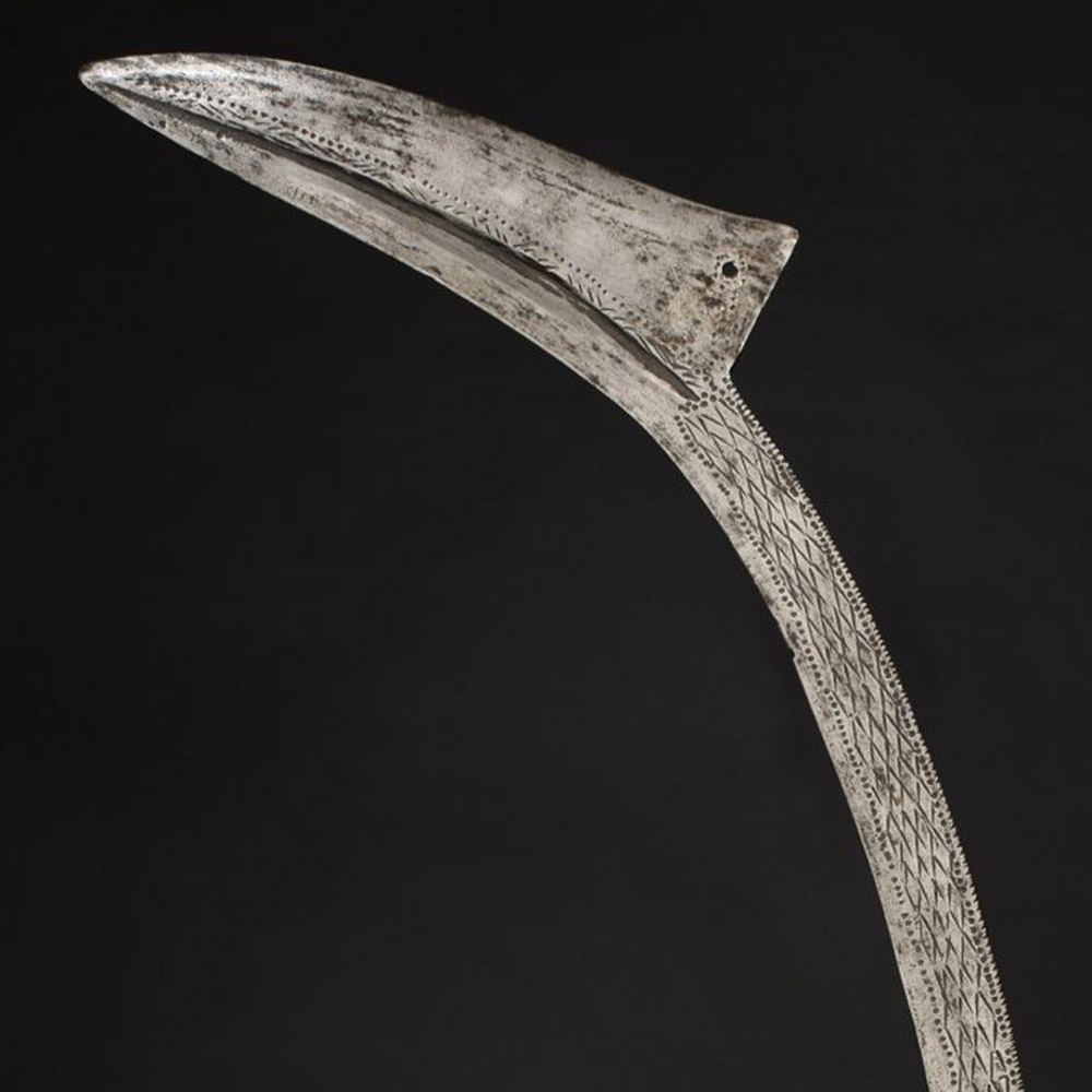 Sickle Blade Bandia / Binja / Benge / Zande of the Rafaï Sultanate