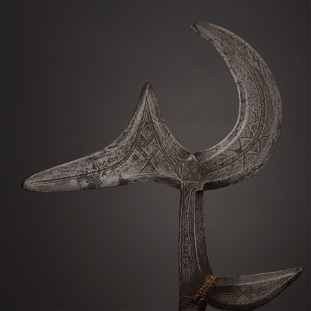 Throwing Knife, Bwambwa or Ngwolo Ngbaka, D.R. Congo