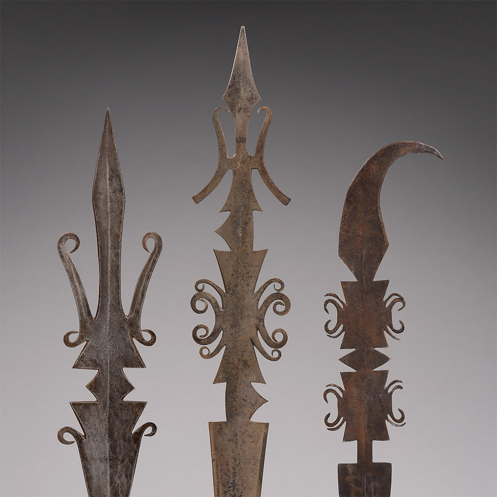 Trio of Miniature Byongi Swords, Ekonda, D.R. Congo