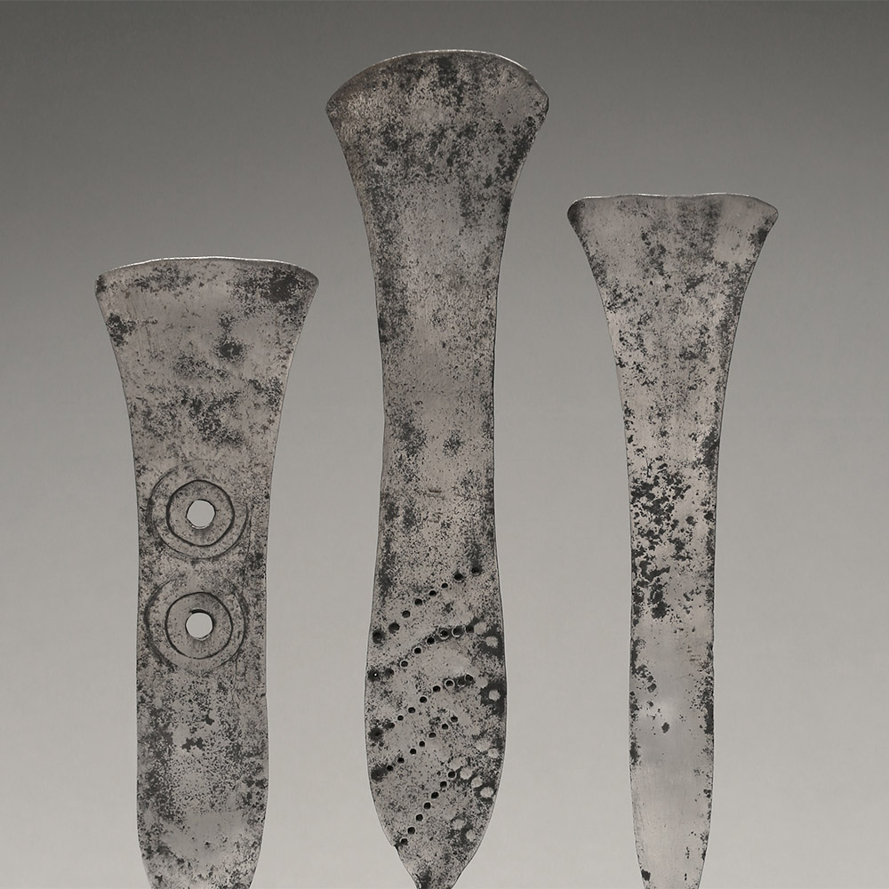 Trio of Scarification Blades, Kuba, DR Congo