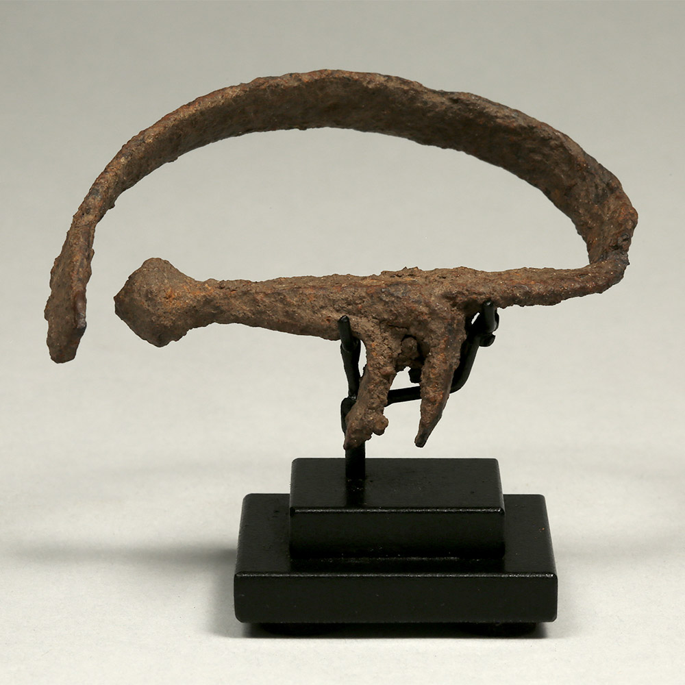 Highly Stylized Iron Chameleon, Dagari, Burkina Faso