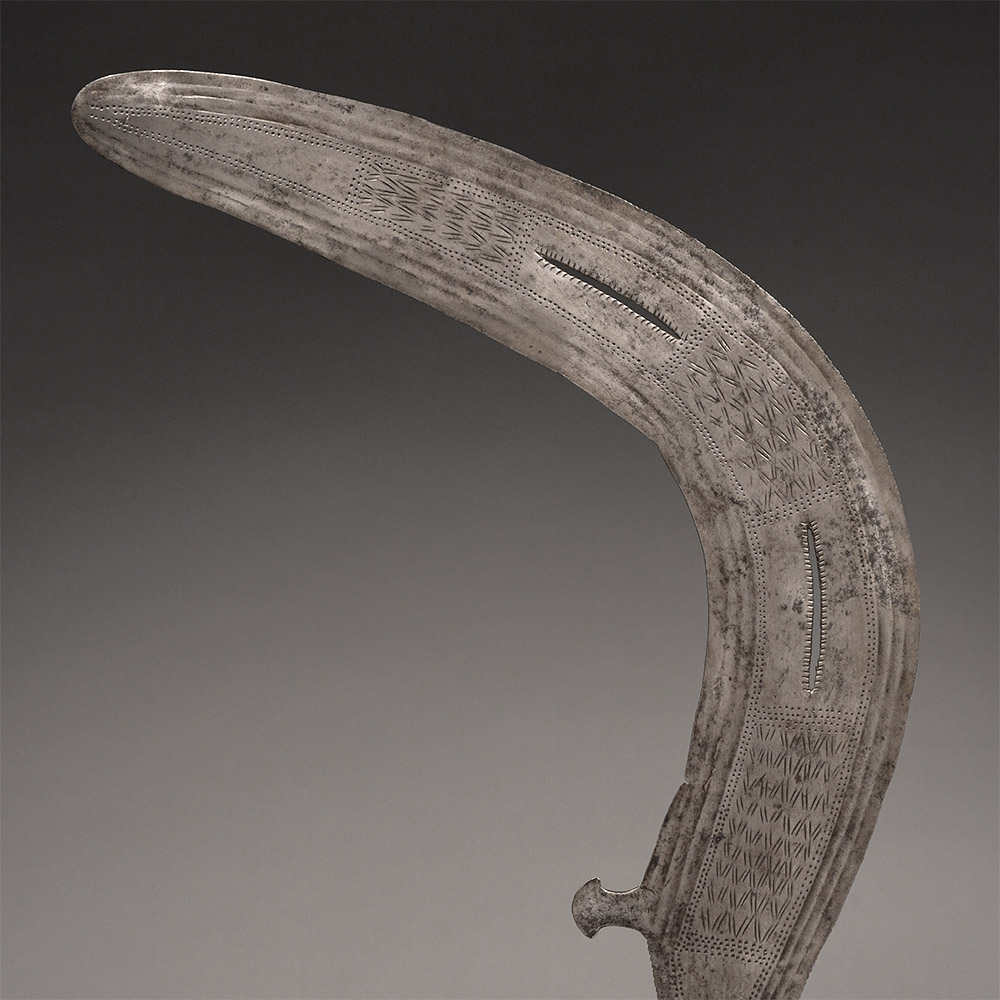 Elaborately Decorated Sickle Blade Bandia, Nsakara