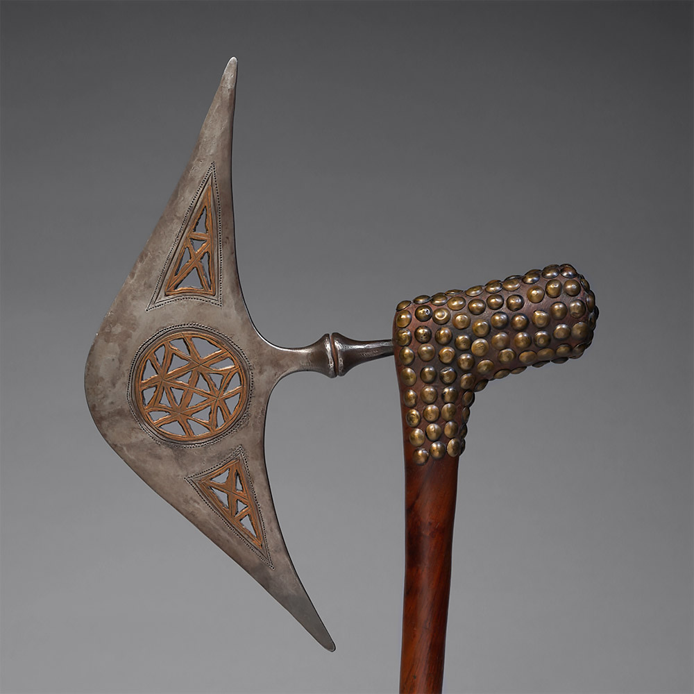 Inauthentic Ceremonial / Status Axe In the style of the Lunda / Chokwe, D.R. Congo