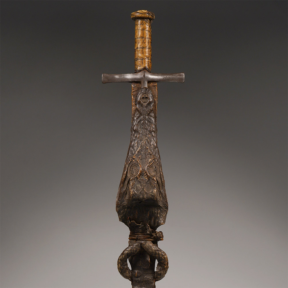 Kaskara Broadsword in Crocodile Sheath Bedja / Hadendoa / Beni Amer / Bideyat Sudan / Ethiopia