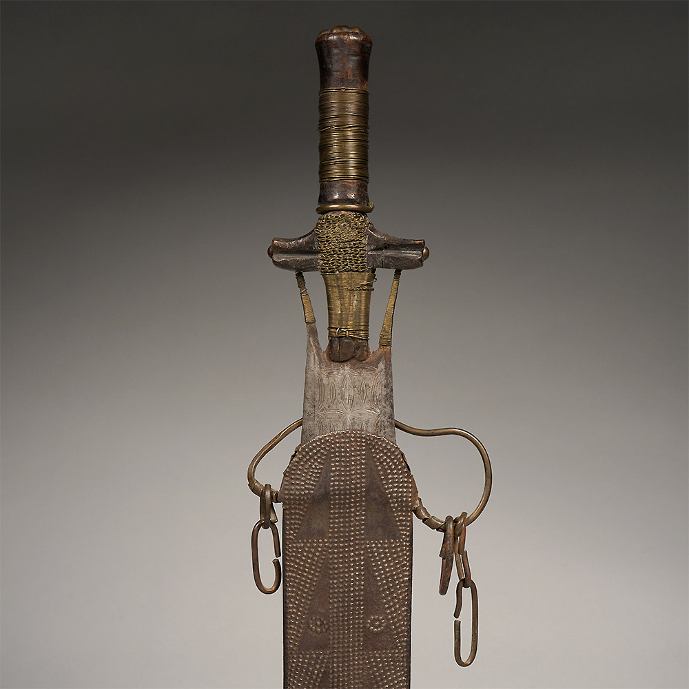 Short Sword with Sheath, ntsakh or fa Fang, Gabon